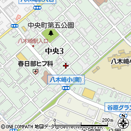 埼玉県春日部市中央3丁目8-11周辺の地図
