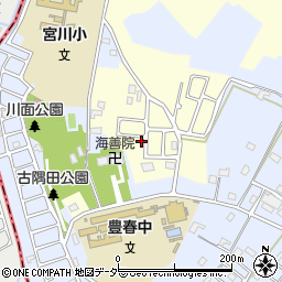 埼玉県春日部市新方袋1-25周辺の地図