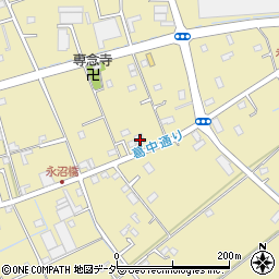 埼玉県春日部市永沼549周辺の地図