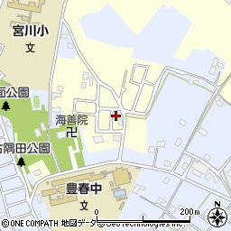 埼玉県春日部市新方袋1-3周辺の地図