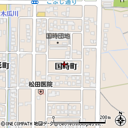 福井県大野市国時町811周辺の地図