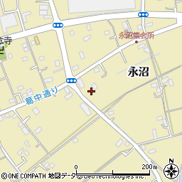 埼玉県春日部市永沼1075周辺の地図