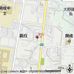 福井県大野市新庄周辺の地図