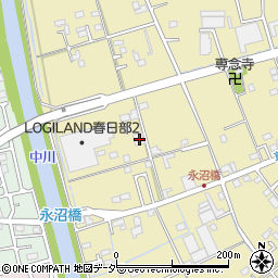 埼玉県春日部市永沼236周辺の地図
