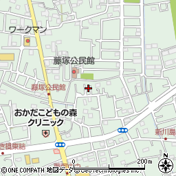 埼玉県春日部市藤塚1721周辺の地図