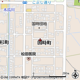 福井県大野市国時町810周辺の地図