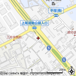 埼玉県上尾市原市1309周辺の地図