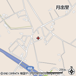 茨城県稲敷市月出里316周辺の地図
