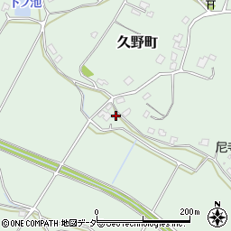 茨城県牛久市久野町2412周辺の地図
