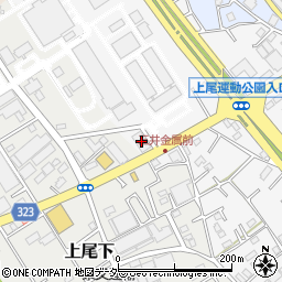 埼玉県上尾市原市1353周辺の地図