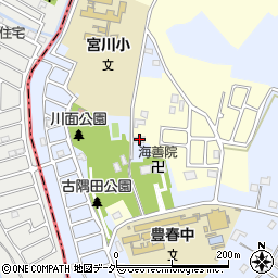 埼玉県春日部市新方袋38周辺の地図