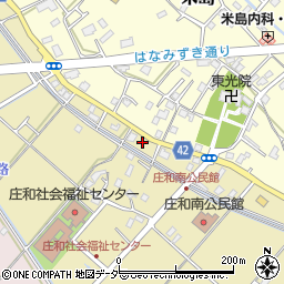 埼玉県春日部市米崎406-1周辺の地図