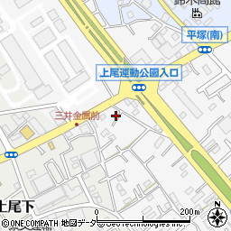 埼玉県上尾市原市1332-1周辺の地図