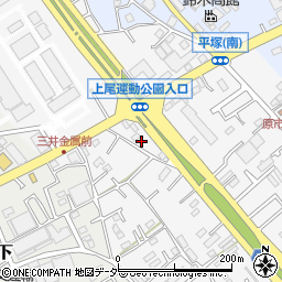 埼玉県上尾市原市1310-2周辺の地図