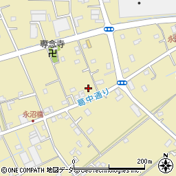 埼玉県春日部市永沼550周辺の地図
