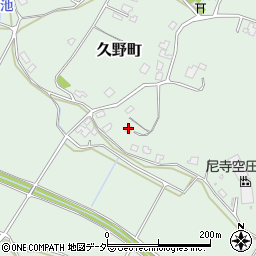 茨城県牛久市久野町2452周辺の地図