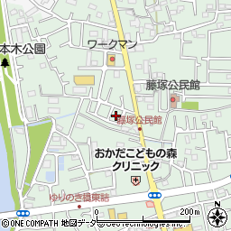 埼玉県春日部市藤塚1266周辺の地図