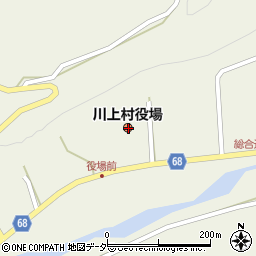 長野県南佐久郡川上村周辺の地図