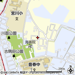 埼玉県春日部市新方袋1-41周辺の地図