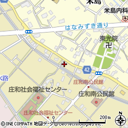 埼玉県春日部市米崎407-3周辺の地図