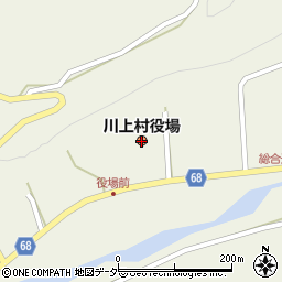 川上村役場周辺の地図