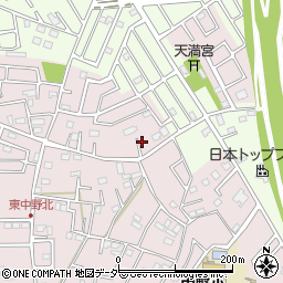 埼玉県春日部市東中野1538周辺の地図