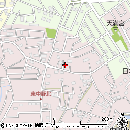 埼玉県春日部市東中野1524周辺の地図