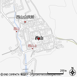 長野県茅野市宮川（西山）周辺の地図