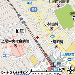 浅子花店周辺の地図