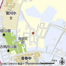 埼玉県春日部市新方袋1-20周辺の地図