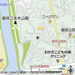 埼玉県春日部市藤塚1358周辺の地図