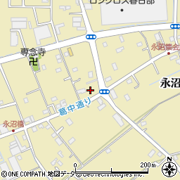 埼玉県春日部市永沼638周辺の地図