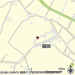 茨城県稲敷郡阿見町福田1888周辺の地図