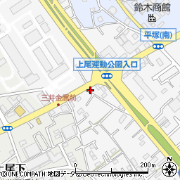 埼玉県上尾市原市1326-5周辺の地図