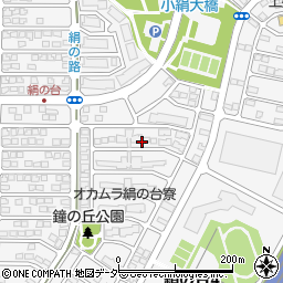 茨城県つくばみらい市絹の台5丁目7周辺の地図