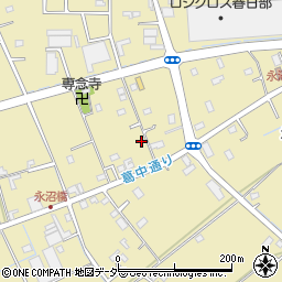 埼玉県春日部市永沼551周辺の地図