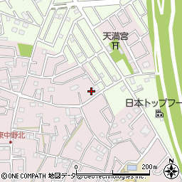 埼玉県春日部市東中野1537周辺の地図