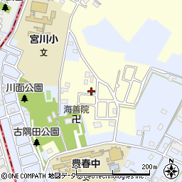埼玉県春日部市新方袋1-39周辺の地図