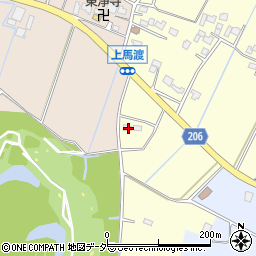茨城県稲敷市上馬渡298周辺の地図