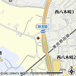 埼玉県春日部市新方袋587周辺の地図