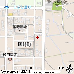 福井県大野市国時町1011周辺の地図