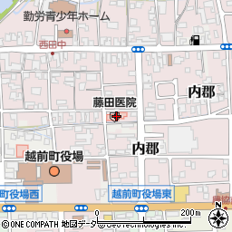 藤田医院周辺の地図