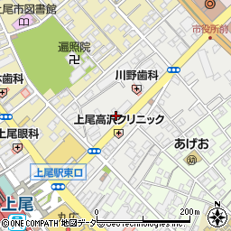 東和銀行上尾支店 ＡＴＭ周辺の地図