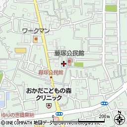 埼玉県春日部市藤塚1671周辺の地図