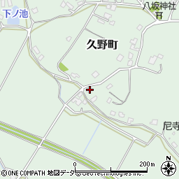 茨城県牛久市久野町2435周辺の地図