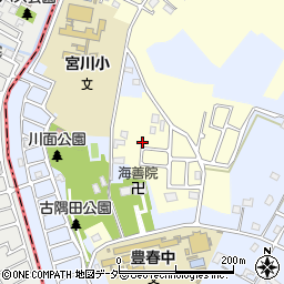 埼玉県春日部市新方袋1-35周辺の地図
