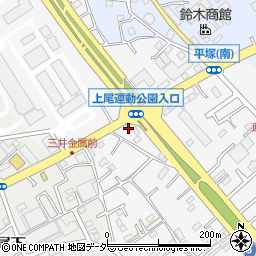 埼玉県上尾市原市1326-7周辺の地図