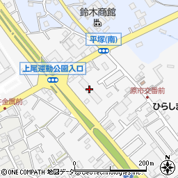 埼玉県上尾市原市1279-3周辺の地図