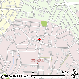 埼玉県春日部市東中野1415周辺の地図