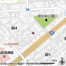 茨城県鹿嶋市厨周辺の地図